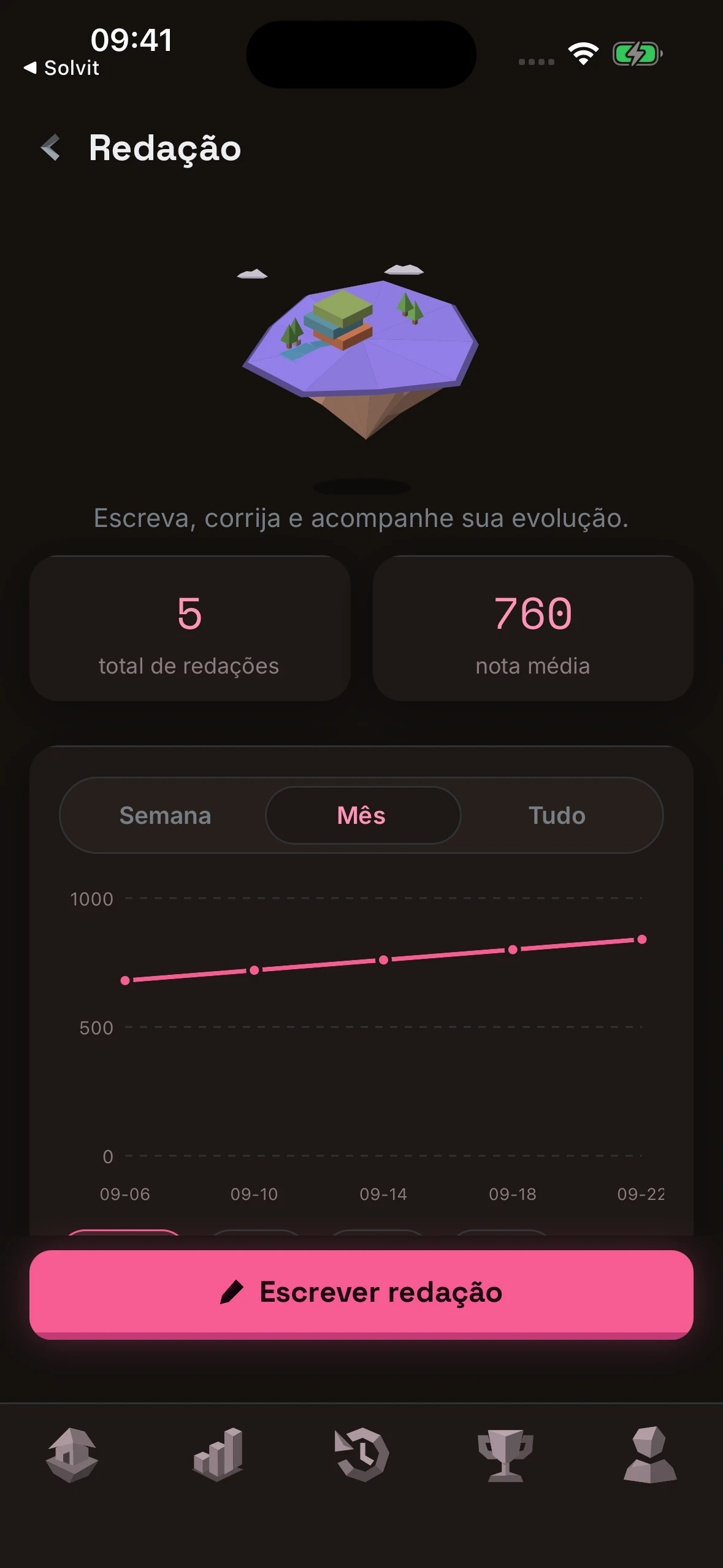 Pantalla de Solvit en portugués: redacción